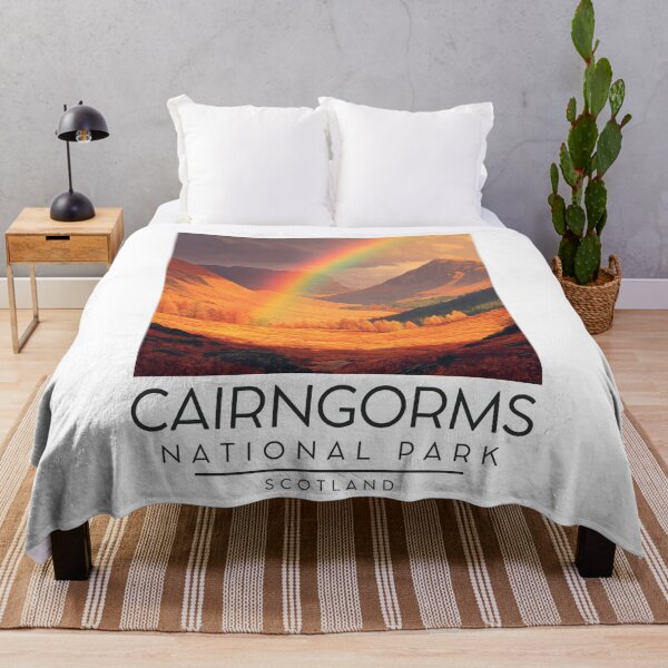 Item preview, A Vintage Illustration of Cairngorms National Park - Scotland designed and sold by GoodOldVintage.