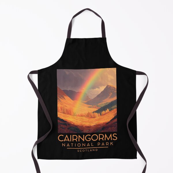 Item preview, A Vintage Illustration of Cairngorms National Park - Scotland designed and sold by GoodOldVintage.