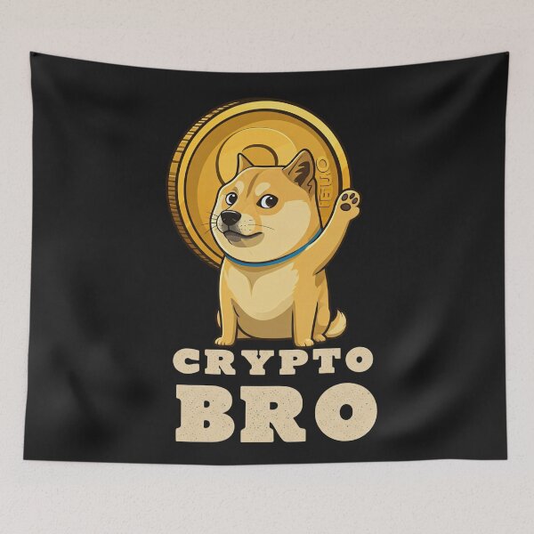 Item preview, crypto bro designed and sold by TEEJAMBOREE.