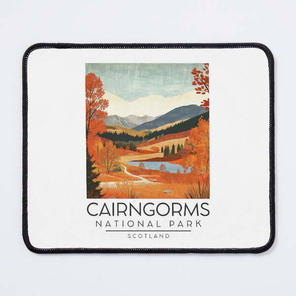Item preview, A Vintage Illustration of Cairngorms National Park - Scotland designed and sold by GoodOldVintage.