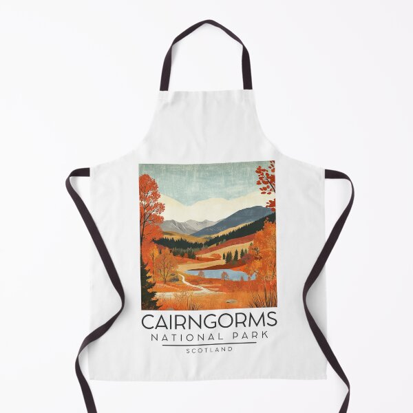 Item preview, A Vintage Illustration of Cairngorms National Park - Scotland designed and sold by GoodOldVintage.