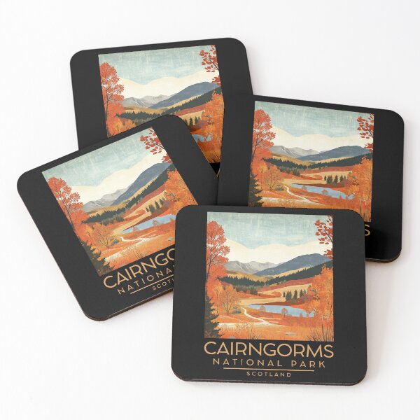 Item preview, A Vintage Illustration of Cairngorms National Park - Scotland designed and sold by GoodOldVintage.