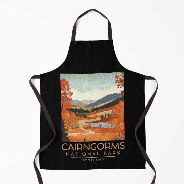 Item preview, A Vintage Illustration of Cairngorms National Park - Scotland designed and sold by GoodOldVintage.