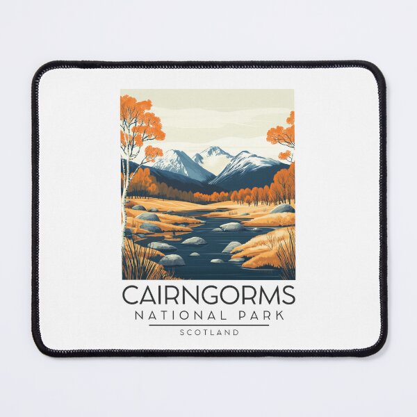 Item preview, A Vintage Illustration of Cairngorms National Park - Scotland designed and sold by GoodOldVintage.
