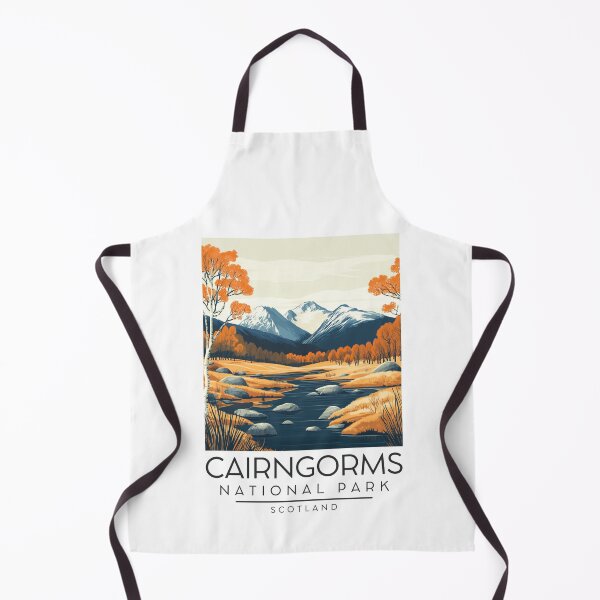 Item preview, A Vintage Illustration of Cairngorms National Park - Scotland designed and sold by GoodOldVintage.