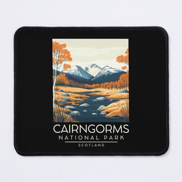 Item preview, A Vintage Illustration of Cairngorms National Park - Scotland designed and sold by GoodOldVintage.