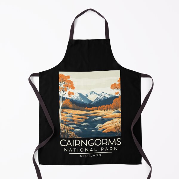 Item preview, A Vintage Illustration of Cairngorms National Park - Scotland designed and sold by GoodOldVintage.