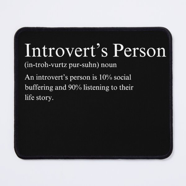 Item preview, Introvert's Person Dictionary Definition designed and sold by InsanelyD.