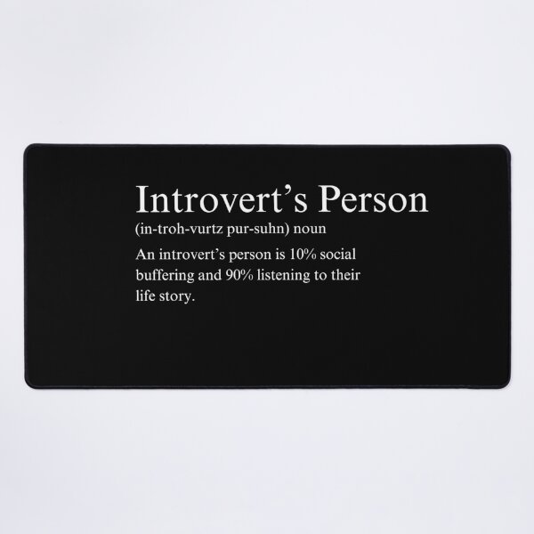 Item preview, Introvert's Person Dictionary Definition designed and sold by InsanelyD.