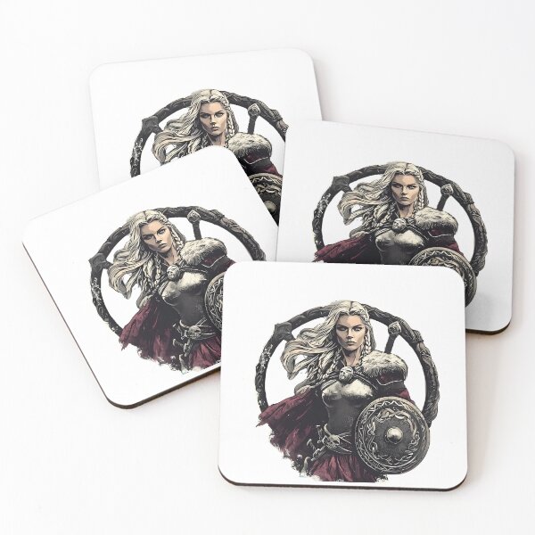 Item preview, Shieldmaiden's Might -Mystic Guardian designed and sold by ValhallaPrint.