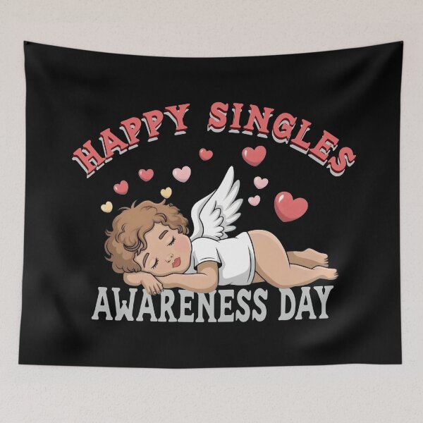 Item preview, Happy singles awareness day designed and sold by Colorfulman.