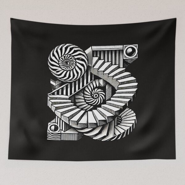 Item preview, escher design sticker  designed and sold by NCNGDESIGN.
