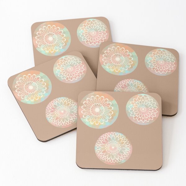 Item preview, Hexagonal Mosaic Floral  designed and sold by JaygiesDesign.