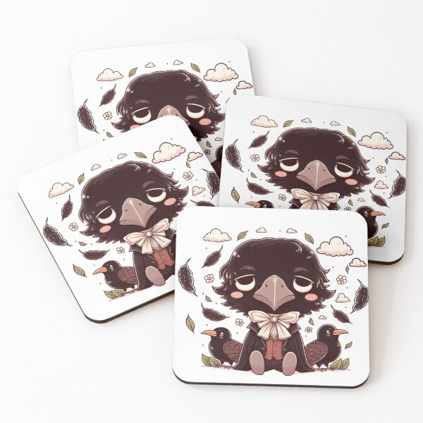 Item preview, Edwardian Kawaii Raven Gentleman designed and sold by Kawaiidiss.