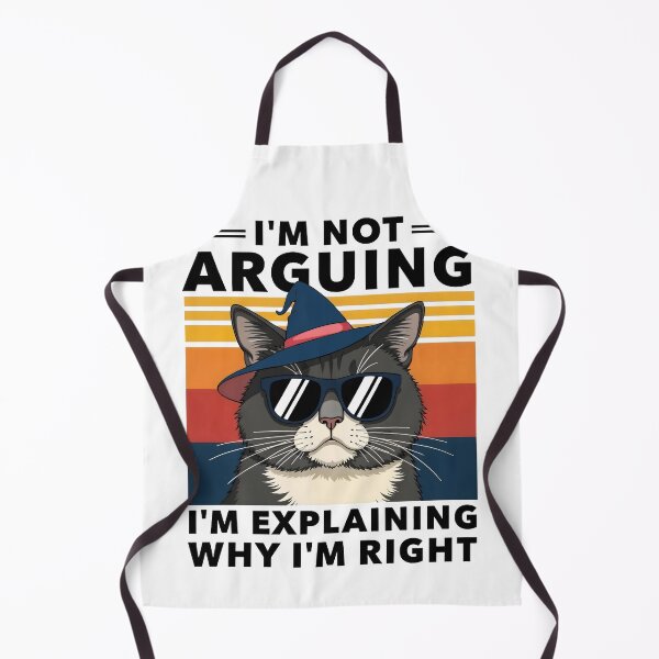 Item preview, I'm not Arguing - Funny Cat Witch designed and sold by blackbean21.