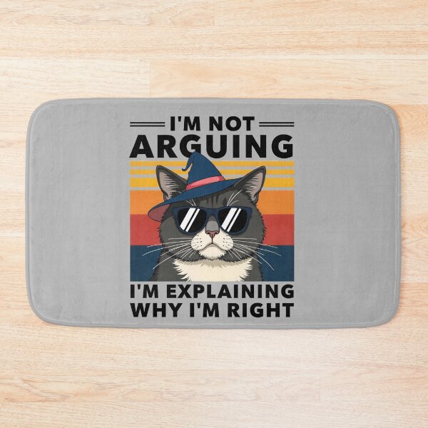 Item preview, I'm not Arguing - Funny Cat Witch designed and sold by blackbean21.