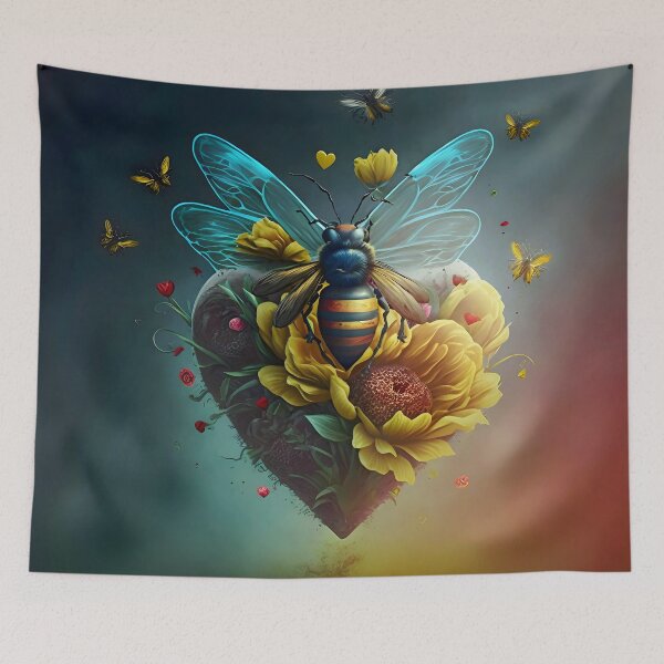 Item preview, Hearty Bee. For Nature lovers: with a heart. designed and sold by Shoot-The-Moon.