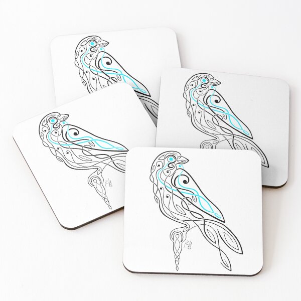 Item preview, Scandinavian Ornaments Bird designed and sold by TurtuShop.