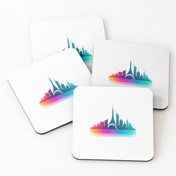 Item preview, Modern iconic city logo on white background designed and sold by MiraCleAI.
