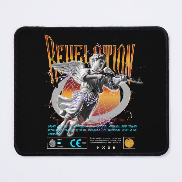 Item preview, Revelation Angel with AK-47 Art designed and sold by 3T3rnalArts.