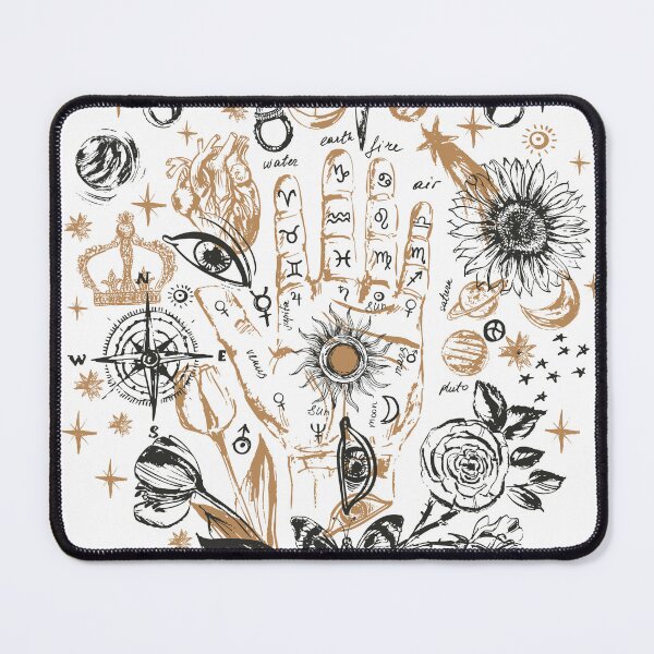 Item preview, Palmistry magic decorative palm print designed and sold by bokasin.