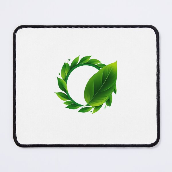 Item preview, Simple green leaf logo designed and sold by MiraCleAI.