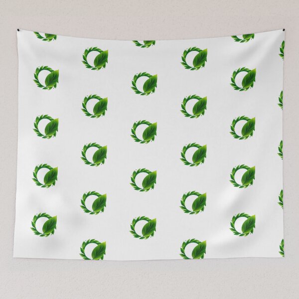 Item preview, Simple green leaf logo designed and sold by MiraCleAI.
