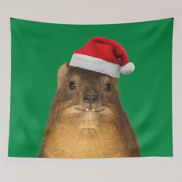 Item preview, Hyrax Christmas Meme, Dassie Rock Hyrax, Cute Vampire Potato designed and sold by matchakpop.