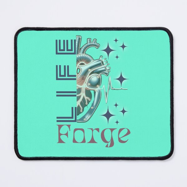 Item preview, Life Forge T-Shirt Design Featuring Robotic Heart and Bold Typography designed and sold by Samgfxt-shirt.