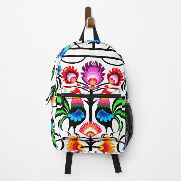 Item preview, Polish folk art - floral embroidery pattern and cutouts colorful designed and sold by mikistudio.