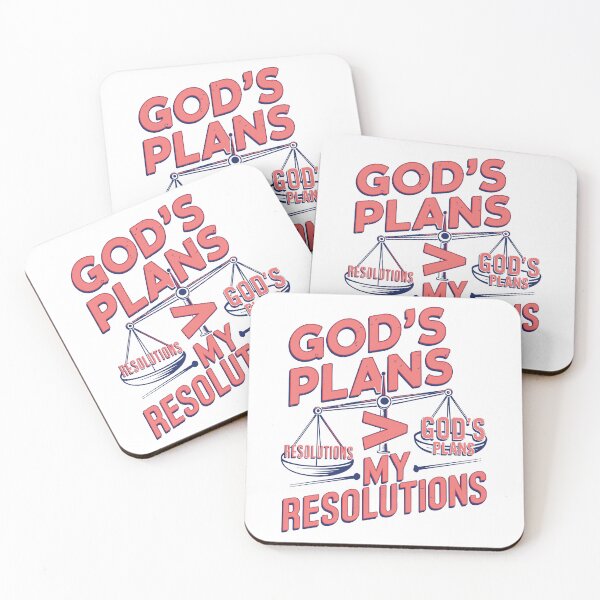 Item preview, God’s Plans Greater Than My Resolutions | Bold Christian Typography Design | Faith-Based Inspirational Art designed and sold by HahaHandlesHub.