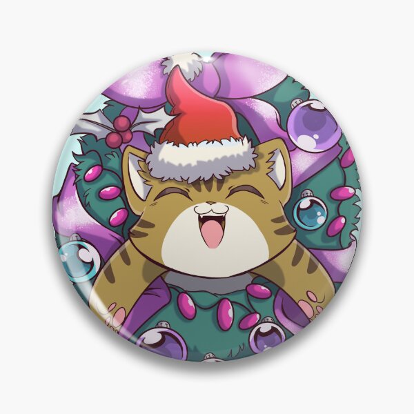 Item preview, Christmas kitten wreath designed and sold by Puurrfectly.