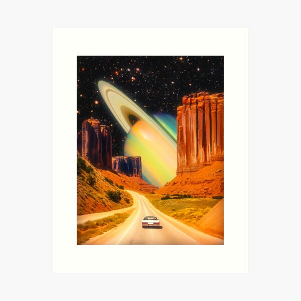 Aperçu de l'œuvre Road Trip vers les Anneaux de l'Infini créée et vendue par Taudalpoi.