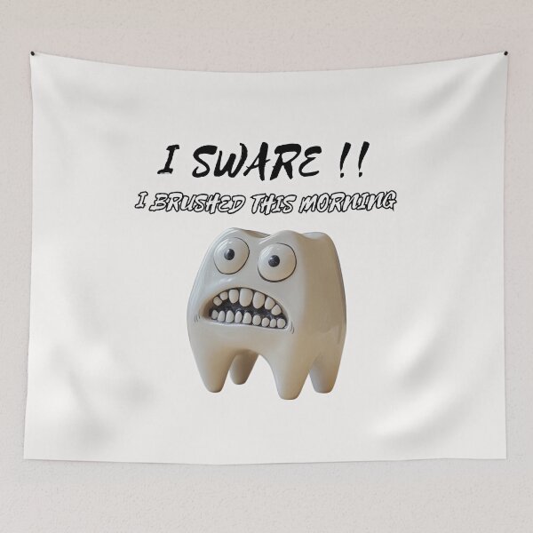 Item preview, I swear I brushed this morning! Shocking Tooth Chronicles designed and sold by oakzter.