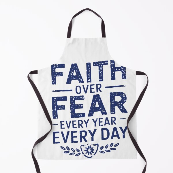 Item preview, Faith Over Fear Every Year Every Day | Bold Distressed Christian Typography Design | Inspirational Faith-Based Art designed and sold by HahaHandlesHub.