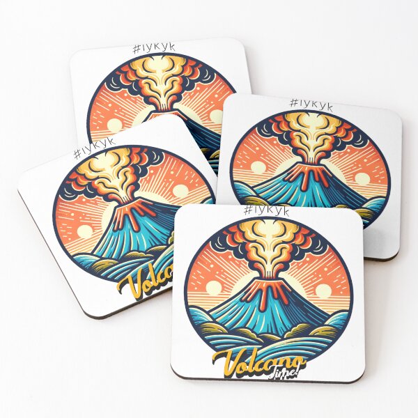 Item preview, Erupting Volcano "#iykyk" | Funny "Volcano Time!" Meme Design designed and sold by NSB-Design.