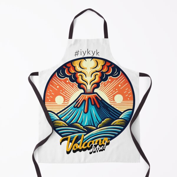 Item preview, Erupting Volcano "#iykyk" | Funny "Volcano Time!" Meme Design designed and sold by NSB-Design.
