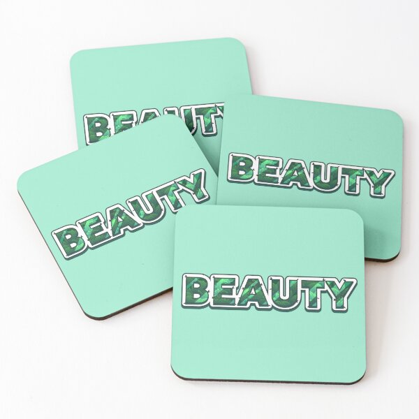 Item preview, "BEAUTY" natural typography designed and sold by Athicha44.