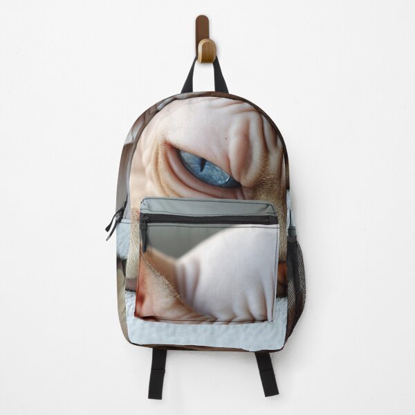 Item preview, Striking blue-eyed sphynx designed and sold by anytka.