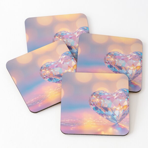 Item preview, Crystal heart on colors designed and sold by anytka.