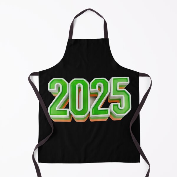 Item preview, 2025 Happy New in 3D with Irish Flag Colours designed and sold by OliDesigns.
