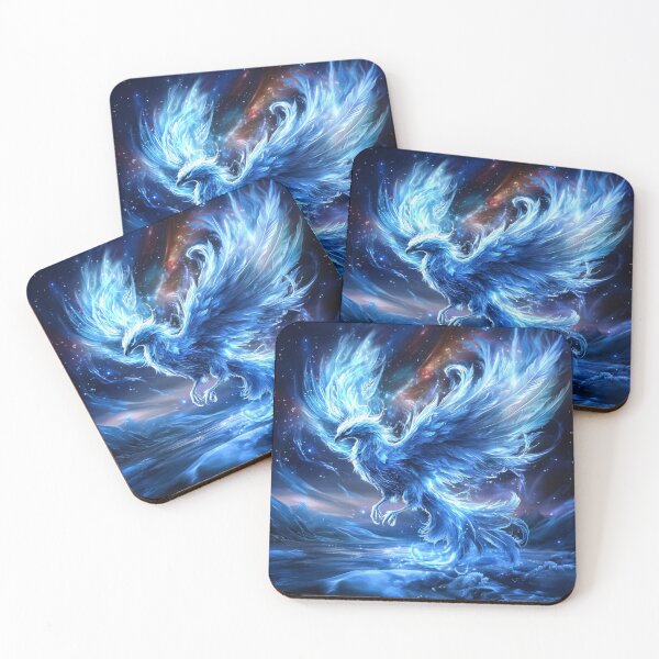 Item preview, Frostfire Phoenix in Winter Flight designed and sold by ArctiveStudio.