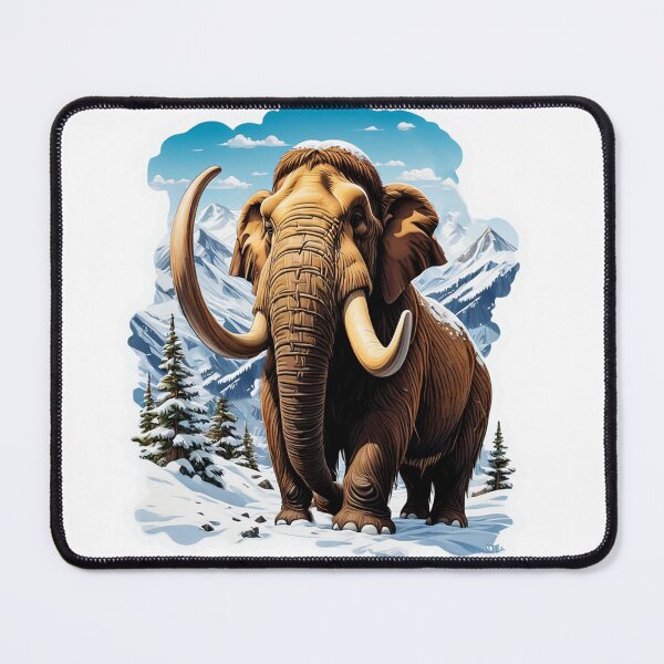 Item preview, Mammoth In Snow Landscape designed and sold by Bunmigraphics .