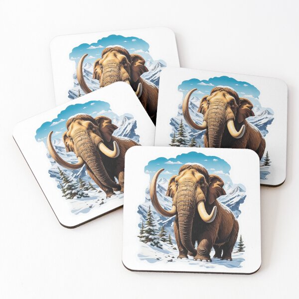 Item preview, Mammoth In Snow Landscape designed and sold by Bunmigraphics .