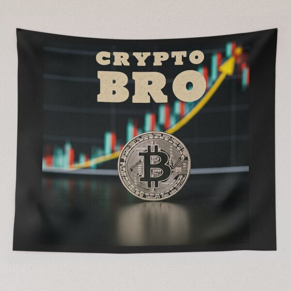 Item preview, crypto bro designed and sold by TEEJAMBOREE.