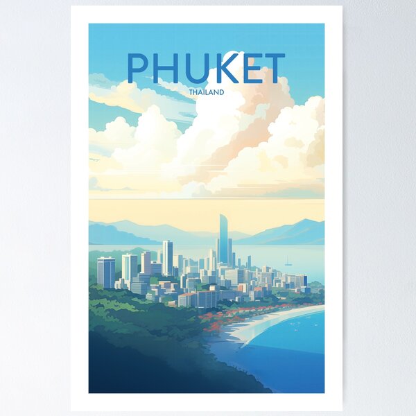 Item preview, PHUKET designed and sold by MarkedArtPrints.