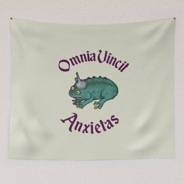 Item preview, Omnia Vincit Anxietas designed and sold by RiotsOfYore.