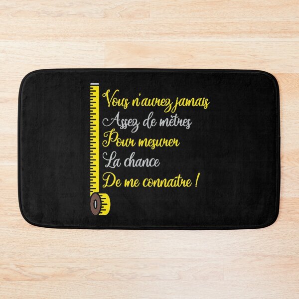 Item preview, YOU WILL NEVER HAVE ENOUGH METERS TO MEASURE THE LUCK OF KNOWING ME! designed and sold by francoisville.