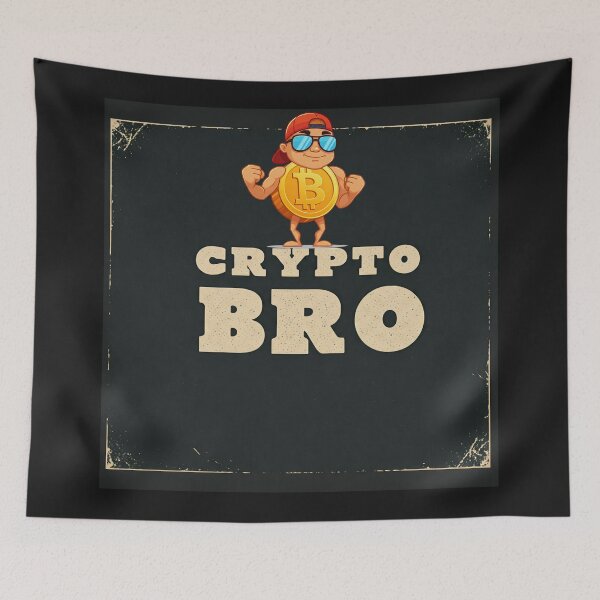 Item preview, crypto bro designed and sold by TEEJAMBOREE.