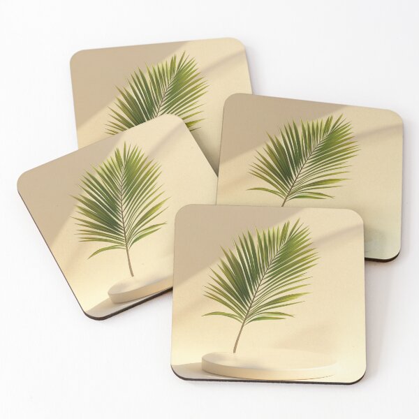 Item preview, Green palm leaf on stand designed and sold by anytka.